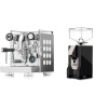 Rocket Espresso Appartamento, white + Eureka Mignon Silenzio, CR black