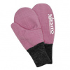 Esito Zimné palcové rukavice softshell s baránkom antique pink