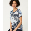 Tričko OLSEN dámske 11105356 40173 Biela vzor - 42