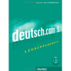 Deutsch.com 3 Lehrerhandbuch - metodická príručka (Carmen Cristache, Sara Vicente)
