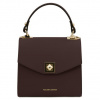 Kožená kabelka do ruky TL Bag Tuscany Leather Farba: Tmavohnedá