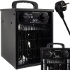 Elektrický vykurovací ventilátor 3000 W, 514m3/h, IPX4, čierna Kaminer 21872