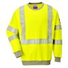 PORTWEST HI-VIS MODAFLAME FR72 / Nehorľavá reflexná mikina, antistatická - HV žltá XXL