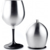 Kempingové riady GSI Outdoors Glacier Stainless Nesting Red Wine Glass (090497633102)