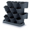 Prosperplast CASCADE GARDEN sada vertikálnych kvetináčov antracit IO2W600S-S433