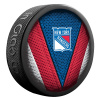 InGlasCo Fanúšikovský puk NHL Stitch Blister (1ks), New York Rangers