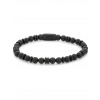 Rebel & Rose Bracelet All-Black RR-60107-B-L mens