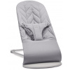Dětské lehátko Babybjörn Bliss Light Grey Petal Woven, světle šedá konstrukce (7317680062246)