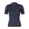 SCOTT Cyklistický dres s krátkym rukávom - ENDURANCE 10 S/SL W - modrá M