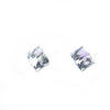 Náušnice Swarovski elements kocky 6 mm fialové Vitrail Light – napichovačky