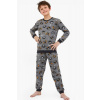 Cornette Chlapčenské pyžamo Bat 2 - netopier Sivá 146-152