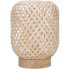 Solight WO3107, ratanová LED lampáš s LED žiarovkou, teplá biela, 2x AAA, 19cm WO3107