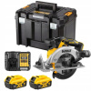 DEWALT KOTÚČOVÁ PÍLA 18V 165 mm 2x5,0Ah DCS565P2