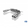 Fox Sportauspuff koncový tlumič výfuku s koncovkou 2x80 Typ 13 na obou stranách pro Volkswagen Eos V6 2006-2011 s motorem 3.2 V6, 3.6 V6 SLEVA 2%