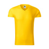 Tričko pánske MALFINI® Slim Fit V-neck 146 žltá veľ. M