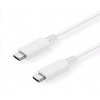 C-TECH CB-USB32-20W USB 3.2, Type-C (CM/CM), PD 100W, 20Gbps, 2m, bílý