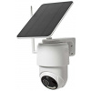 NEDIS IP kamera solárna/ vonkajšia/ IP65/ Wi-Fi/ 1080p/ PIR senzor/ USB-C/ microSD/Android/ iOS/ biela + solárny panel