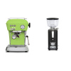 Ascaso Dream ONE, Fresh Pistachio + ECM S-Automatik 64, anthracite