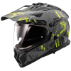 LS2 Helmets LS2 MX702 PIONEER II CRAZY M.BLACK H-V YELL.-06 - XXL