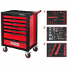 Dielenský vozík, vybavený, RACINGline, 7 zásuviek, 215 nástrojov - KS TOOLS 826.7215