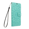 Knížkové flip pouzdro Coolcase Mezzo - Xiaomi Redmi Note 13 Pro 5G / Poco X6 5G - Zelená mandala (Flipový kryt či obal Coolcase MEZZO na mobil Xiaomi Redmi Note 13 Pro 5G / Poco X6 5G - Zelená mandala