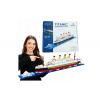 Konštrukčné kocky DIKOM sada 1878 dielov model Námorná Loď Titanic BOX