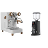 Lelit MaraX3 PL62X3, white + Eureka Atom W 75, black