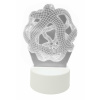Nočné LED svietidlo 230V - 3D hologram