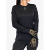 Dámska cyklistická mikina Fox Defend LS Jersey - black