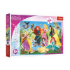 Trefl Puzzle Pôvabné princezné/Disney 100 dielikov 41x27,5cm v krabici 29x19x4cm