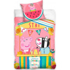 Carbotex obliečky Prasiatko Peppa Magic 140x200 70x90