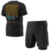 Komplet DYNAFIT Alpine Pro 2/1 Short M Black Out + Graphic T-Shirt 24/7 M Black Out