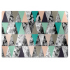 Podložka pod stoličku Podložka pod stoličku tropické patchwork mwp-w0013282