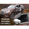 Deflektory Heko - Nissan Navara NP300 IV od 2014