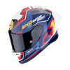 Moto prilba SCORPION EXO-R1 EVO II AIR COUP modro/červeno/žltá - Veľkosť M