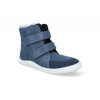 Barefoot dětské zimní boty Baby Bare - Febo Winter Navy Asfaltico modré