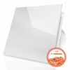 Kúpeľňový ventilátor Veroni Glass 100 mm WCH biely Dospel
