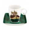 Vista Alegre - Espresso šálka+podšálka set 2ks Barco Rabelo Alma do Porto
