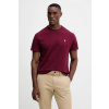 Bavlnené tričko Polo Ralph Lauren pánske, bordová farba, jednofarebné, 710916698