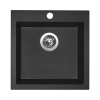 Granitový drez Sinks Viva 455 Metalblack