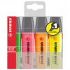 Stabilo: BOSS Original zvýrazňovač 2-5mm 4 dielny set