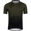 dres FORCE MTB ANGLE kr. rukáv, army Velikost: S