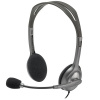 LOGITECH Logitech Headset Stereo H110/ drátová sluchátka + mikrofon/ 3,5 mm jack/ šedá