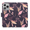 Flip pouzdro iSaprio na mobil Honor 400 Lite - Ornamental Flowers 02 s kapsičkami na karty (Knížkové flipové pouzdro iSaprio pro mobil Honor 400 Lite - Ornamental Flowers 02 - elegantní obal s kapsami