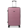 Worldline 627 Veľký cestovný kufor na kolieskach, škrupinový, 100 l růžová světle