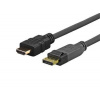 VIVOLINK Pro Displayport - HDMI kábel, 4k/UHD, 3m