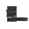 Teltonika TSW010 DIN Rain Switch 5 x Fast Ethernet (10/100) Podpora napájania cez Ethernet (PoE) Čierna (TSW010000000)