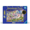 RAVENSBURGER Svietiace puzzle Motýlí jednorožec XXL 200 dielikov