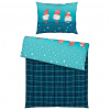 Esposa POSTEĽNÁ BIELIZEŇ, flanel, modrá, 140/200 cm - Vianočné dekorácie - 005031011901