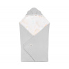 Lionelo Lionelo - Zavinovačka do autosedačky TRAVEL SWADDLE 90x90 cm Sivý Balón LN0278 + záruka 3 roky zadarmo